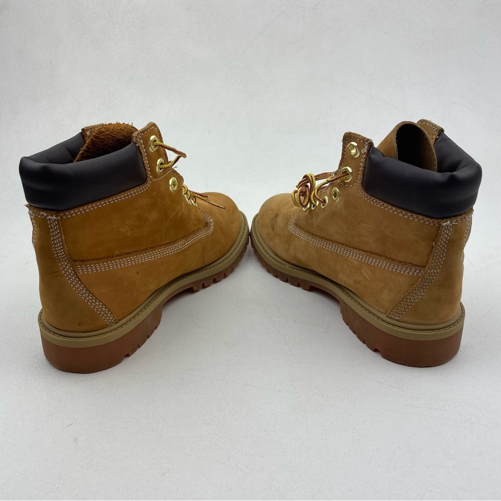 Timberland 6 Inch Premium Junior 'Wheat' Waterproof Boot - Size 4.5Y / 6W - Picture 6 of 8